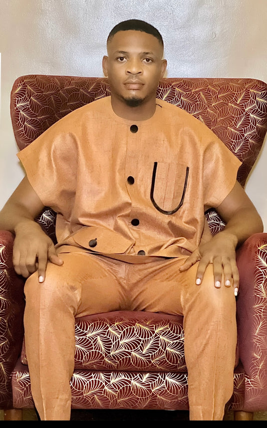 Dashiki Senator - Camel