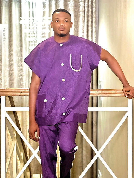 Dashiki Senator - Purple
