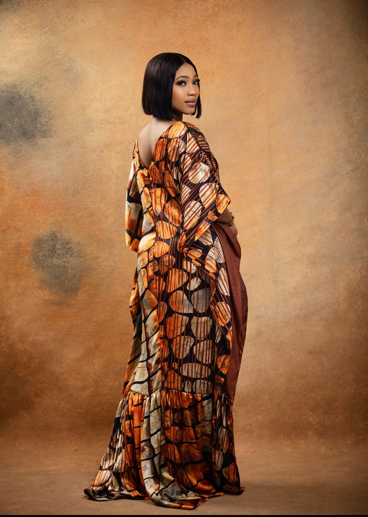 Bubu Adire Silk/Chiffon