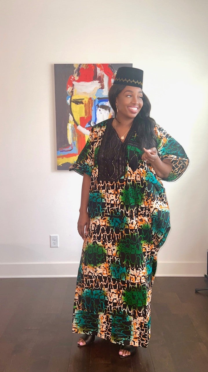 Rich Aunt Bubu, Kaftan Dress, Boubou, African Bubu Dress, Maxi Dress, Bubu Dress