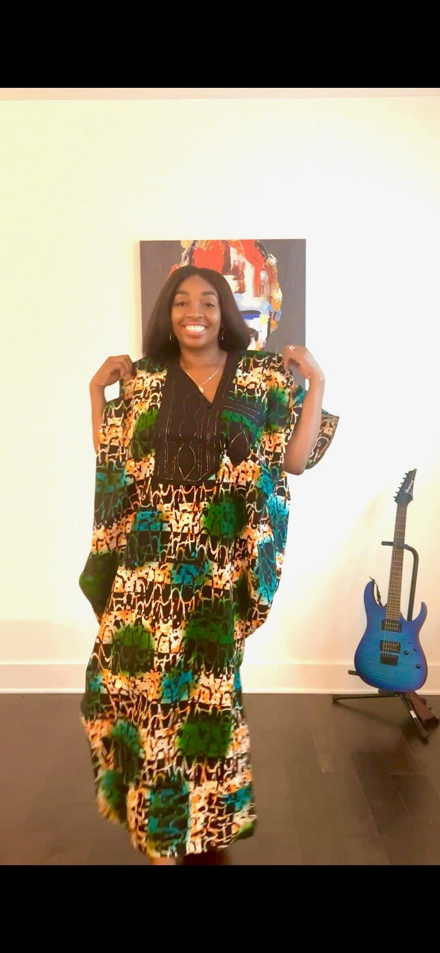 Rich Aunt Bubu, Kaftan Dress, Boubou, African Bubu Dress, Maxi Dress, Bubu Dress